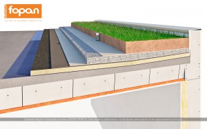 tetto giardino pensile con isolante eps nuova fopan
