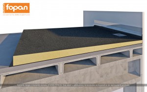 coibentazione copertura piana con pannelli isolanti di tipo pendezato nuova fopan