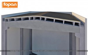 pannelli isolanti termici nuova fopan per copertura a doppia falda di capannoni prefabbricati
